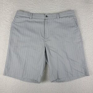 Callaway Shorts Mens 38 Black Gray Striped 10"‎ X Series Performance Golf Chino